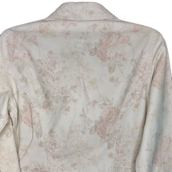 Ralph Lauren Polo Jean Co Dusty Rose Pink Jean Jacket S - Picture 5 of 16